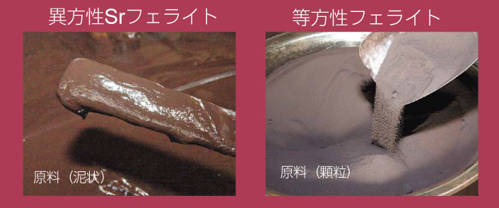 フェライト磁石素材